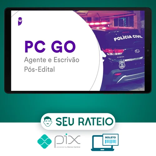 PC-GO (Agente e Escrivão) Pacote Completo - 2022 (Pós-Edital) - Estratégia Concursos