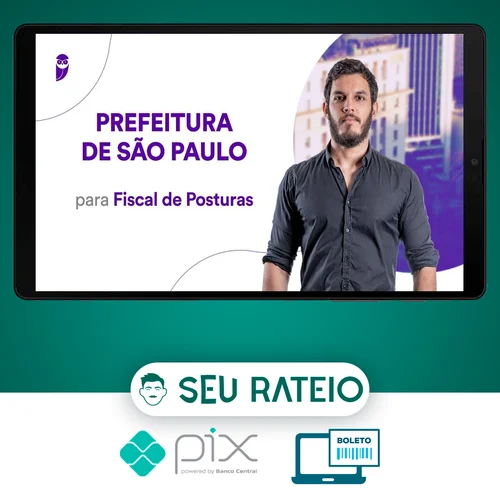 Pacote - Prefeitura de São Paulo (Fiscal de Posturas) Pacotaço - Pacote Passo Estr - Estratégia Concursos