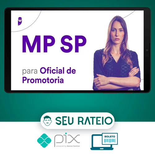 Pacote - MP-SP (Oficial de Promotoria) Pacotaço - Pacote Teórico + Passo Estratégico - Estratégia Concursos