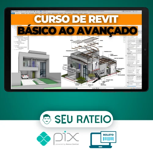 Projeto Residencial no Revit: Oficina do Projetista - André Barros