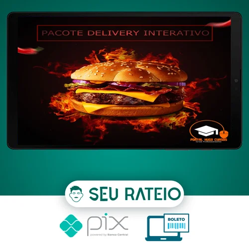 Pacote Delivery Interativo Sistema Deliverys - Hugo Cursos