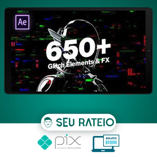 [PACK] Videohive: 650+ Glitch Elements - VCGMotion [INGLÊS]