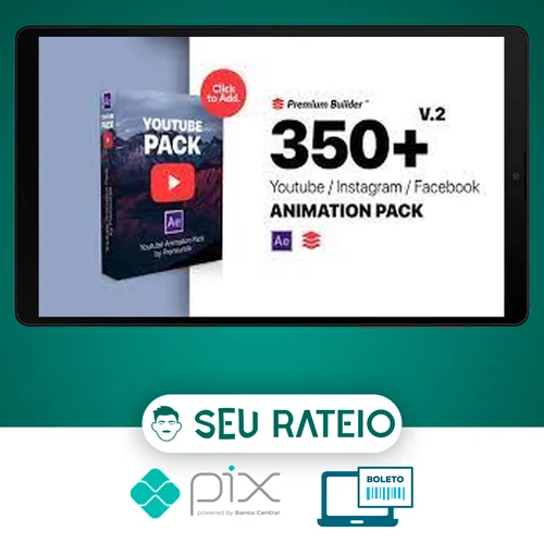 Youtube Pack: MOGRTs for Premiere & Extension Tool - Premiumilk (Videohive) [INGLÊS]