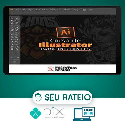 Curso de Adobe Illustrator (Básico ao Avançado) - Palestino Designer