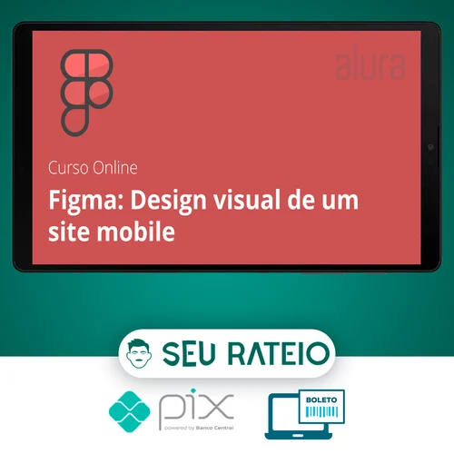 Alura: Figma, Design Visual de um Site Mobile - André Lisboa