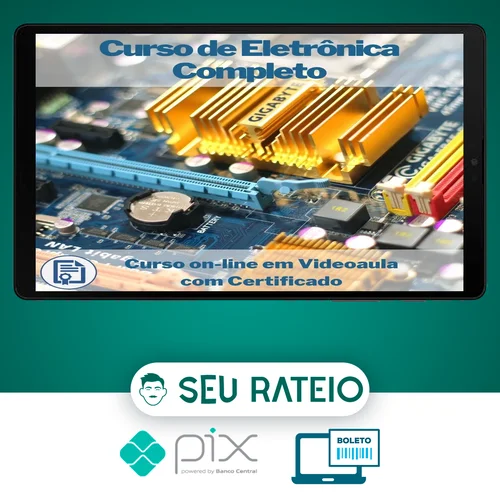 Curso de Eletronica em 5 Dvd (Video Aula) - Autor Não Informado