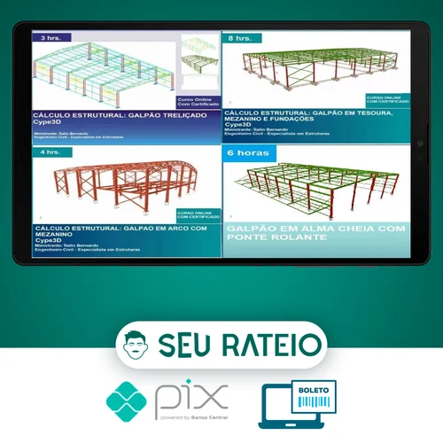 Curso Calculo e Otimização de Coberturas Metálicas - Ítallo Bernardo