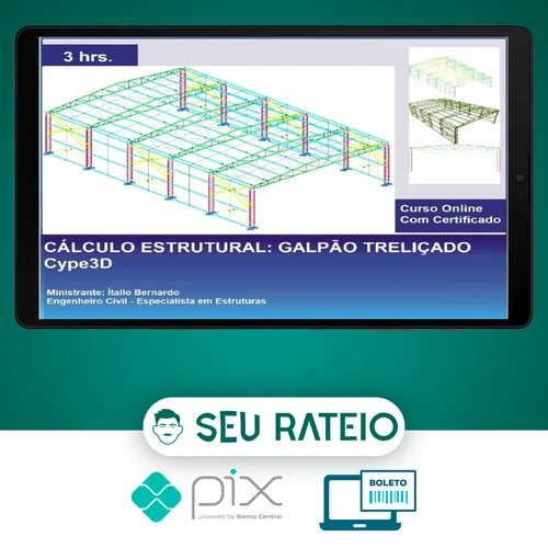 Cype3D: Galpão Treliçado - Ítallo Bernardo