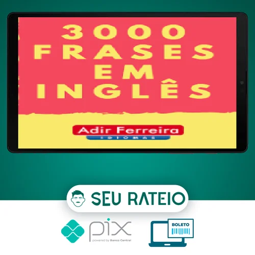 3000 (Frases + Áudio) em Inglês - Adir Ferreira