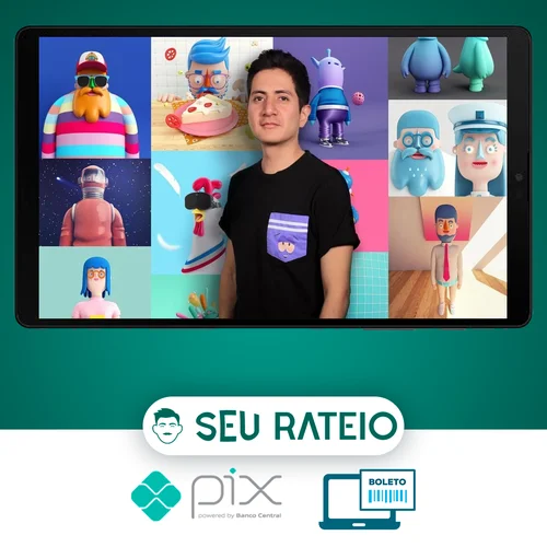 DOMESTIKA: Design de Personagens no Cinema 4D: do Esboço à Impressão 3D - Aarón Martínez [ESPANHOL]