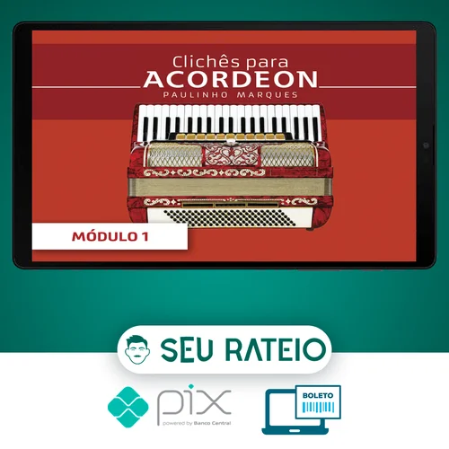 Curso de Acordeon Intermediário: Vol. 2 - Paulinho Marques