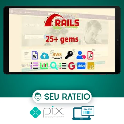 Ruby On Rails 6 Learn 25+ Gems and Build a Startup Mvp - Yaroslav Shmarov [Inglês]