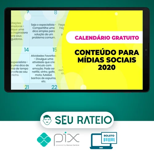 366 Ideias de Conteúdos Planejados para sua Rede Social - Postar pra Vender