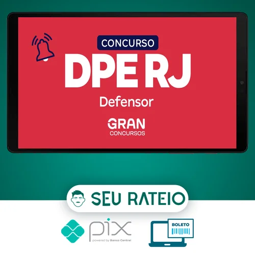 DPE RJ: Defensor Público Substituto (Pós, Edital) - Gran Cursos Online